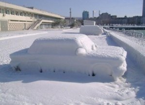 Автомобиль в мороз