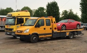 Эвакуация спорткара