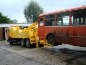 фото процесс эвакуации автобусов